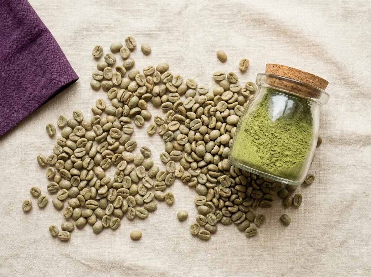 Green coffee bean extract supplement ingredient
